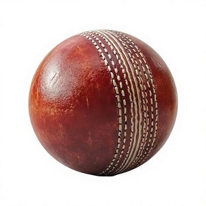 Balles de cricket personnalisées avec logo, cousues à la main, en cuir écologique, fermeture à boucle ambidextre, épaisseur 13-16 mm - Product Image 5