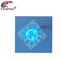4cm 40mm 40x40x10mm 5v 12v 5000rpm 4pin PWM IP68 dc ventilateur de refroidissement sans cadre avec lumière