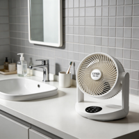 Ventilateur de table électrique à moteur DC Inverter, silencieux et économe en énergie, sans batterie