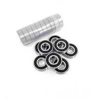 Roulement à billes 6302-2RS ZZ à double étanchéité en caoutchouc, roulement de précision à gorge profonde haute vitesse pour moteur
