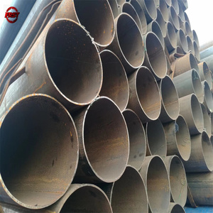 Tubo in Acciaio Q235B Laminato a Caldo Nero Rotondo ERW con Saldatura Dritta, Tubo in <span class=keywords><strong>Ferro</strong></span> Nero per Strutture Edili - Product Image 2