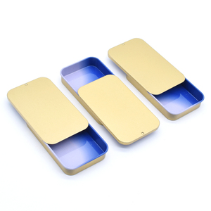 Caja Metálica Deslizante de 84*50*13mm para Dulces, Pastillas, Cosméticos, Bálsamo Labial, con Logotipo Personalizado Impreso - Product Image 1