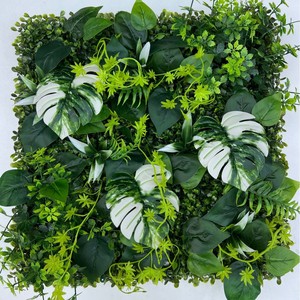 Hochwertige grüne künstliche Pflanzen wand platte für Hochzeits dekoration - Product Image 5