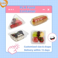 Aangepaste Milieuvriendelijke Pladisposable Clamshell Box Nieuwe Vers Fruit Verpakkingscontainer Stempelen Wegwerp Vers Fruit Container