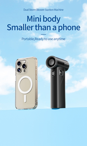 Портативный мини-вентилятор с высокой скоростью вращения, беспроводной, перезаряжаемый, мощный, для использования на улице и в автомобиле - Product Image 3
