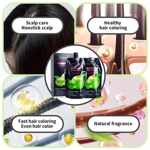 Tinte para el Cabello Permanente Sin Amoníaco de Fabricantes Chinos, Tinte Profesional para el Cabello Negro, Tinte Orgánico No Alérgico - Product Image 5