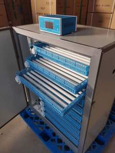 स्टेनलेस स्टील शेल दूर से नियंत्रित तापमान और आर्द्रता प्रदर्शित करता है, 1000 अंडे के लिए स्वचालित बड़े अंडे के इनक्यूबेटर thd1000 - Product Image 2