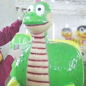 Tren eléctrico de 16 asientos, dinosaurio, pequeños paseos de diversión para niños, juego de carnaval al aire libre, pista eléctrica, paseos para niños - Product Image 4