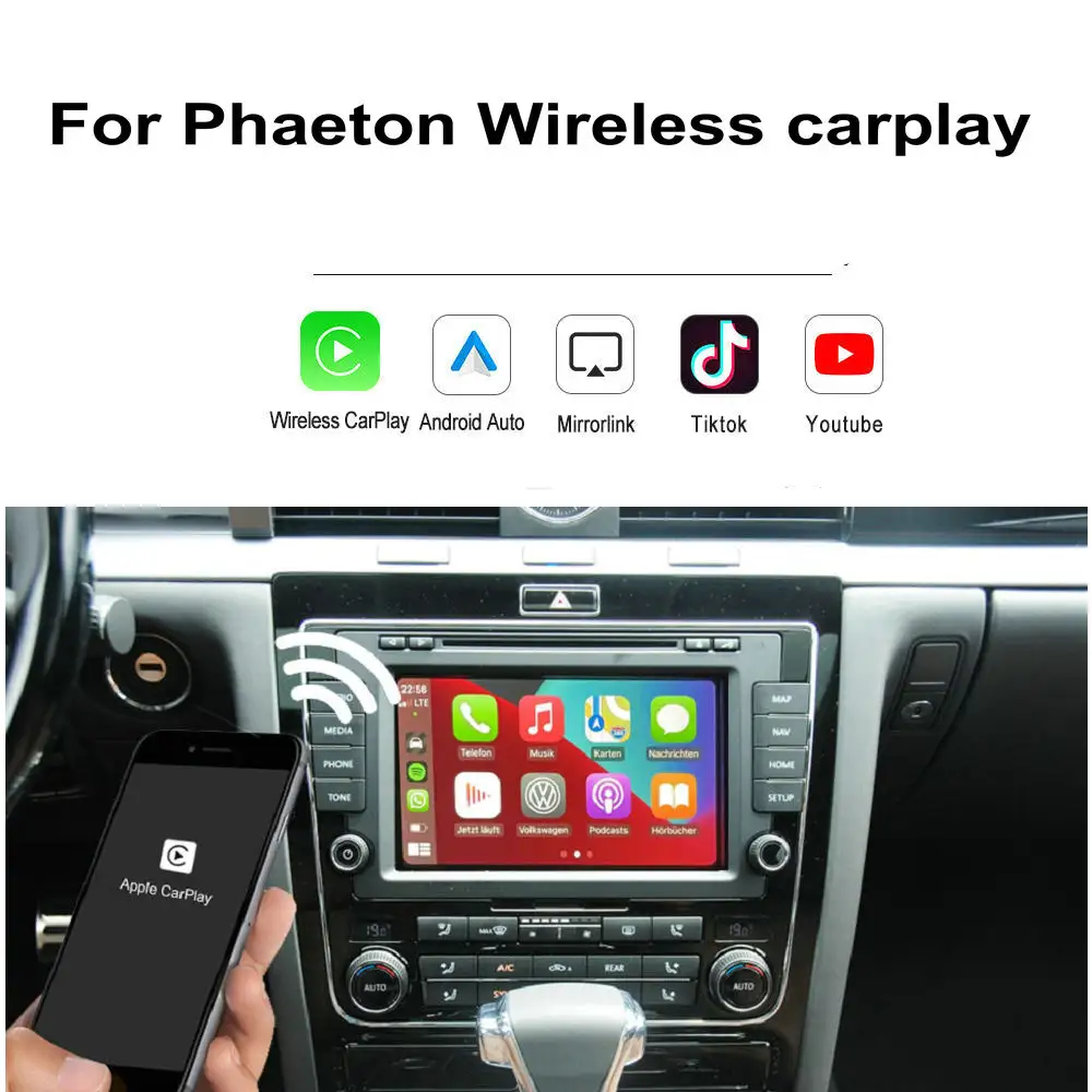 Carlinkit Wireless Apple Carplay Adapter For VW/Volkswagen/Audi MMI MIB  System