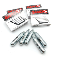 FD1219 Portable Carbon Steel CO2 Cartridges 12g-38g Threaded Bicycle Pump Low Pressure Tire Inflator Refill Capsules