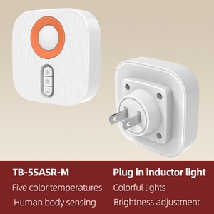 Veilleuse LED à détecteur de mouvement RGB, couleur réglable, intensité variable, éclairage d'ambiance pour chambre à coucher - Product Image 5