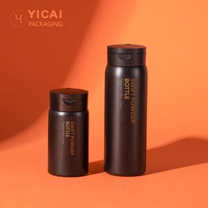 Tùy Chỉnh Rỗng 100G & 200G Nhựa <span class=keywords><strong>PE</strong></span> Mỹ Phẩm <span class=keywords><strong>Container</strong></span> Bơm Kín Bé Bột Talc Dầu Gội Chai Cho Kem Talc Bé Bột - Product Image 4