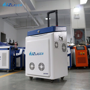 Máquina de <span class=keywords><strong>limpieza</strong></span> láser, eliminación de óxido de pulso láser portátil para limpiar pintura de óxido de aceite de grafiti en molde de pared de barco de motor de coche - Product Image 1