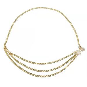 रानी पदक के साथ रेगल बहु-परत मिश्र धातु शरीर श्रृंखला, रानी पदक महिला बोल्ड स्टेटमेंट गहने थोक कस्टम ओएम - Product Image 4