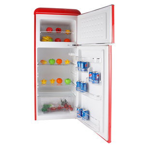 Réfrigérateur professionnel personnalisable <span class=keywords><strong>vintage</strong></span> rétro à congélateur supérieur, double porte, pour usage domestique - Product Image 6