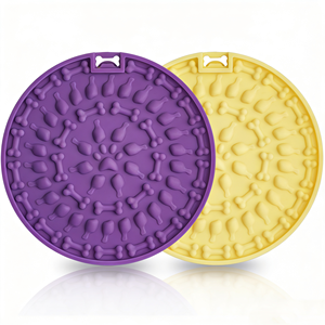 โปรโมชั่นสุดฮอต ชามอาหารสุนัข แผ่นรองให้อาหารแบบช้า ทนทาน พร้อมจุกดูดสุญญากาศ แผ่นรองเลียซิลิโคนสำหรับสุนัข - Product Image 5