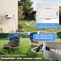 Outdoor Electrical Box 11.4"x3.8"x 3.1" inch Weatherproof Extension Cord Cover Easy Installation for Plug Outlet String Lights