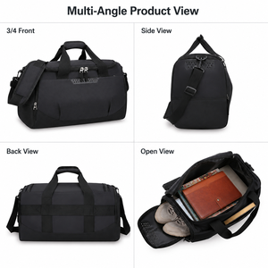 Borsa Sportiva Impermeabile con Logo Personalizzato, Grande Capacità, Separazione Asciutto/Bagnato, Borsa da Palestra e <span class=keywords><strong>Nuoto</strong></span> per Uomo - Product Image 2