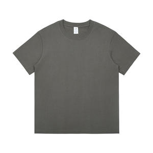 Camiseta de Punto Grueso de Alta Calidad 2024, 100% Algodón, Lisa, Talla Grande, Personalizable con Logotipo, Unisex - Product Image 6