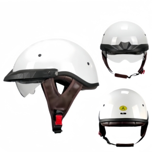 Casque de moto Half <span class=keywords><strong>Face</strong></span> en carbone pour hommes, approuvé par la CCC - Product Image 5