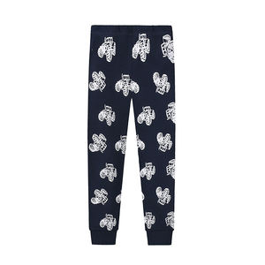 Conjunto de pijamas para niños New Boy Cartoon Kids Conjuntos de ropa Niños Algodón Azul Pijamas Precio de fábrica - Product Image 3