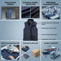 Doublure en tissu Logo personnalisé hommes travail en plein air pêche gilet gilet veste Hommes Veste photographe Cargo gilet pour Oem