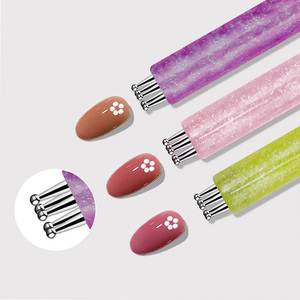 Nuevo Lápiz de Doble Punta para Decoración de Uñas Acrílicas, Diseño de Pétalos de Flores, Herramienta para Colocar Diamantes de Imitación, GZ RTS, Pedido Mixto al por Mayor - Product Image 2