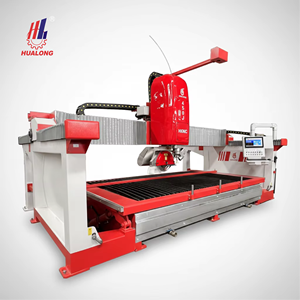 Machine de découpe CNC 5 axes Hualong avec moteur pour la découpe de pierre, puissance 60,6 kW, garantie 1 an - Product Image 1