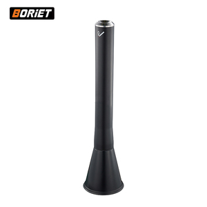 Boriet ที่เขี่ยบุหรี่สแตนเลสแบบตั้งพื้นกลางแจ้ง, ที่เขี่ยบุหรี่แบบไม่มีฝาปิดภาชนะโลหะใส่บุหรี่ใช้ตามท้องถนน - Product Image 5