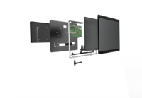 Écran tactile capacitif amd 15.6x1920 fhd de 1080 pouces, pour ordinateurs industriel, cadre ouvert, design sans ventilateur