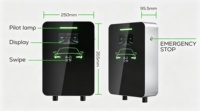 Estación de Carga para Vehículos Eléctricos de 7kW Tipo 2, Montada en Pared, con Bloqueo, Nueva, con Control por Aplicación WiFi, OCPP y RFID