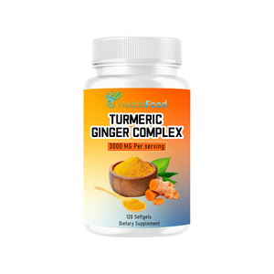 Cápsulas Blandas de Cúrcuma y Jengibre con Extracto de Pimienta Negra, Venta al Por Mayor OEM, Apoyo para las Articulaciones, Digestión e Inmunidad - Product Image 1