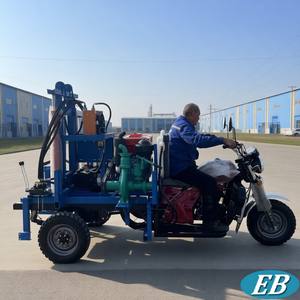 Machine de forage de puits d'eau hydraulique de 200 m pour moto, alimentée par un moteur diesel, composants principaux, équipement de forage minier, tiges de forage - Product Image 4