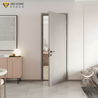 Portes intérieures modernes en bois massif étanches pour villas, chambres et hôtels – Finition naturelle, lignes épurées, tailles personnalisées, garantie 5 ans