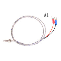 M6 Vis Sonde De Type K 0.5m/ 1m Capteur de Température Industriel de Câble Fil De Thermocouple De Type K Contrôleur de Température