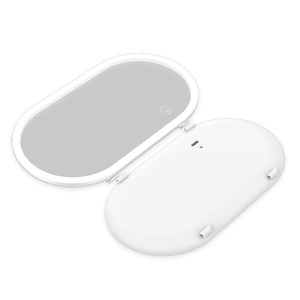 <b>Car</b> Visor Side <b>Mirror</b> Macaron Color Infinitely Dimmable LED Makeup <b>Mirror</b> - Product Image 3