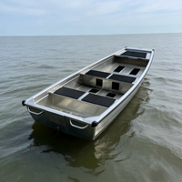 Bateau de pêche en aluminium de 3,5 m pour usage récréatif