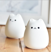 Lampe à pince en silicone en forme de dessin animé, veilleuse de chevet pour enfants, lampe de bureau LED, décoration de la maison, cadeau créatif