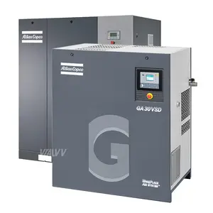 30KW 40hp 50Hz 60Hz sekrup atlas copco GA 30 kompresor udara