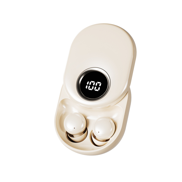 SK55 New Arrival ANC Wireless for BT5.4 Hi-Fi Stereo Earbuds Heavy Bass Built-in HD Mic Noise Cancelling TWS Sleeping Headphones