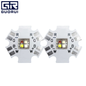 Module LED SMD 10W, <span class=keywords><strong>diode</strong></span> 5050, lampe à puces CREE XML2, <span class=keywords><strong>diode</strong></span> à puce <span class=keywords><strong>3V</strong></span> RGBW, avec dissipateur thermique en aluminium de 20 mm pour carte PCB - Product Image 5
