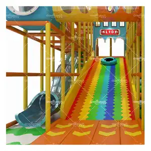 Adventure Children Indoor Park Donut Slides Mazes Large Soft Play Equipment Kids Indoor Playground