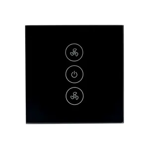 Tuya Wifi/zigbee Eu/uk Standard Speed Regulator Switch Operated&touch Control Ceiling App Timing Voice