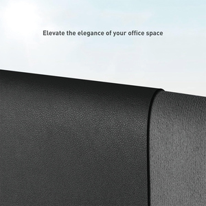 Tapis <span class=keywords><strong>de</strong></span> souris <span class=keywords><strong>de</strong></span> bureau personnalisés en cuir PU souple gaufré, durables, <span class=keywords><strong>pour</strong></span> cadeaux - Product Image 3