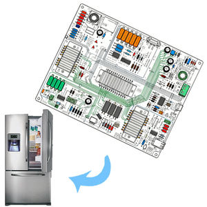 Fabricante de PCBA para Hogar Inteligente con Garantía de Calidad, Placa de Circuito Controladora de Refrigerador, Ensamblaje de Placa Base, Material FR4, HASL - Product Image 1