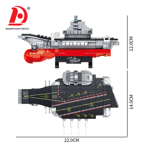 529 Pièces Blocs de <span class=keywords><strong>Construction</strong></span> <span class=keywords><strong>Porte</strong></span>-avions Liaoning Version Q Jouet Éducatif Bricolage Ensemble de <span class=keywords><strong>Construction</strong></span> Navire de Guerre <span class=keywords><strong>en</strong></span> Briques - Product Image 5