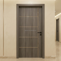 Porte intérieure en MDF insonorisée et ignifugée 60 minutes, certifiée BS476, avec caractéristiques acoustiques pour appartements haut de gamme, chambres et entrées.