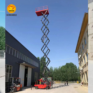 Plataforma elevadora de tijera hidráulica de 4-18m de China, plataforma elevadora de tijera autopropulsada, plataforma de trabajo aéreo - Product Image 6