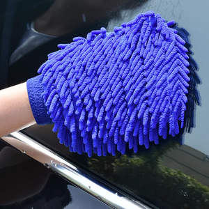 Gants de lavage de voiture, gants de nettoyage double face en corail Schneier, gants de nettoyage <span class=keywords><strong>pour</strong></span> voitures et ménages - Product Image 2
