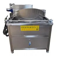 Small Commercial Semi Automatic Gas Electric Deep Noodle Frying Machine